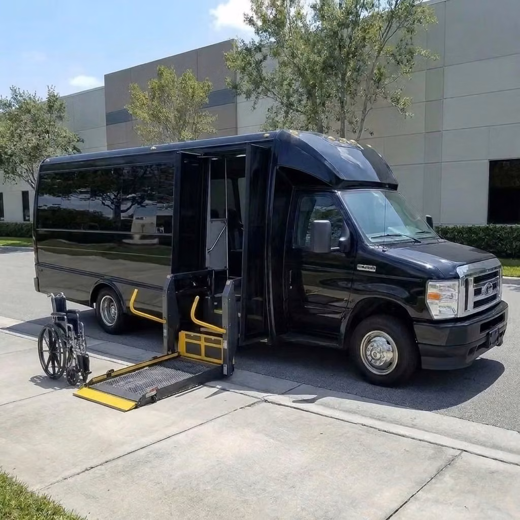 lima 18 passenger minibus wheelchair lift