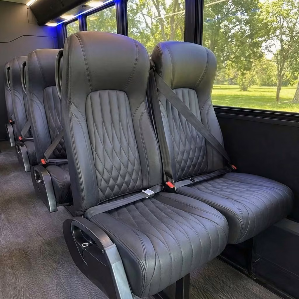 lima 20 passenger minibus high back seats