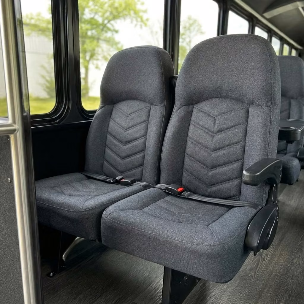 lima 25 passenger minibus high back seats