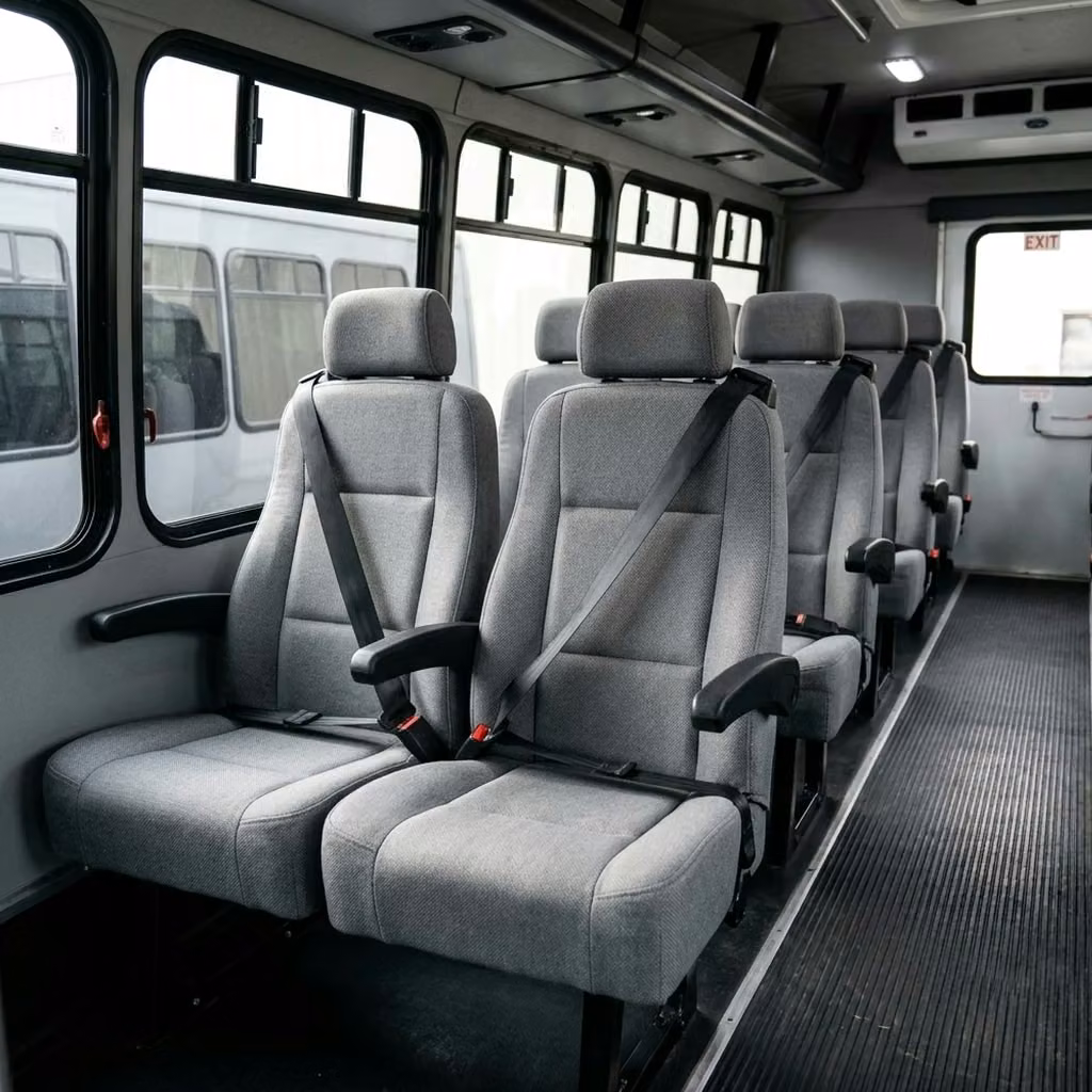 lima 35 passenger minibus reclining seats