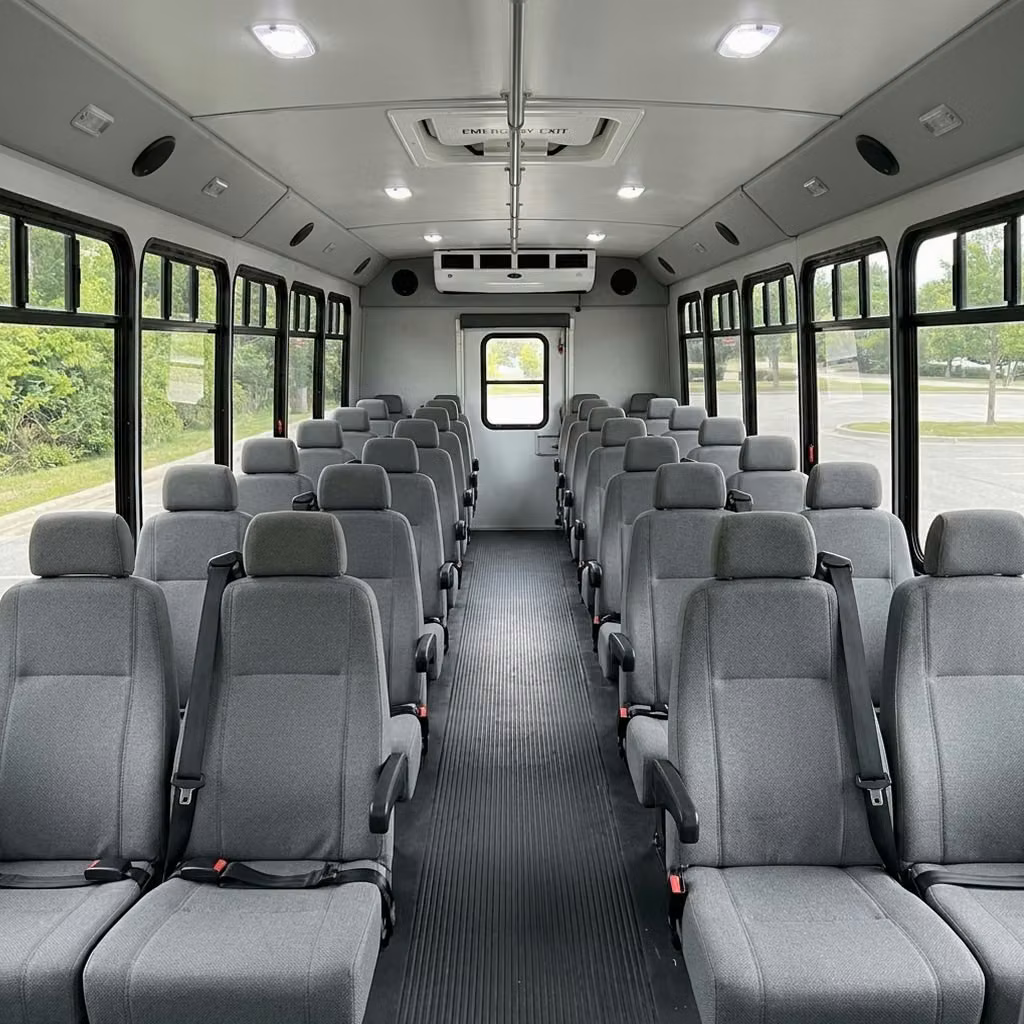 lima 35 passenger minibus seating