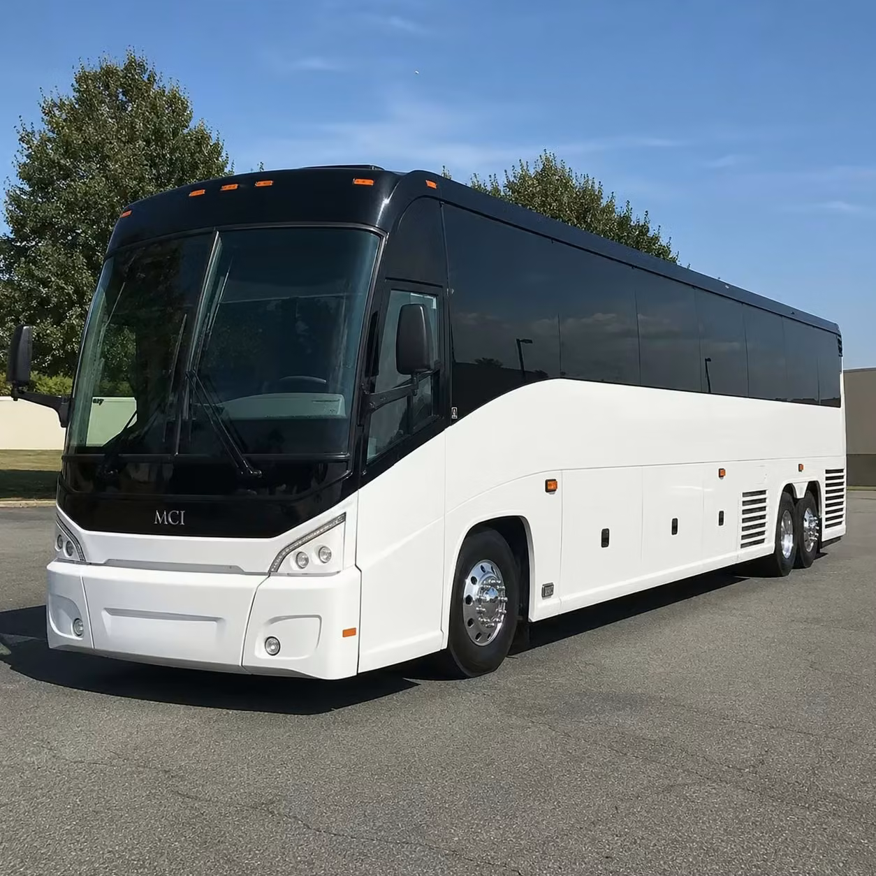 lima 56 passenger charter bus rental