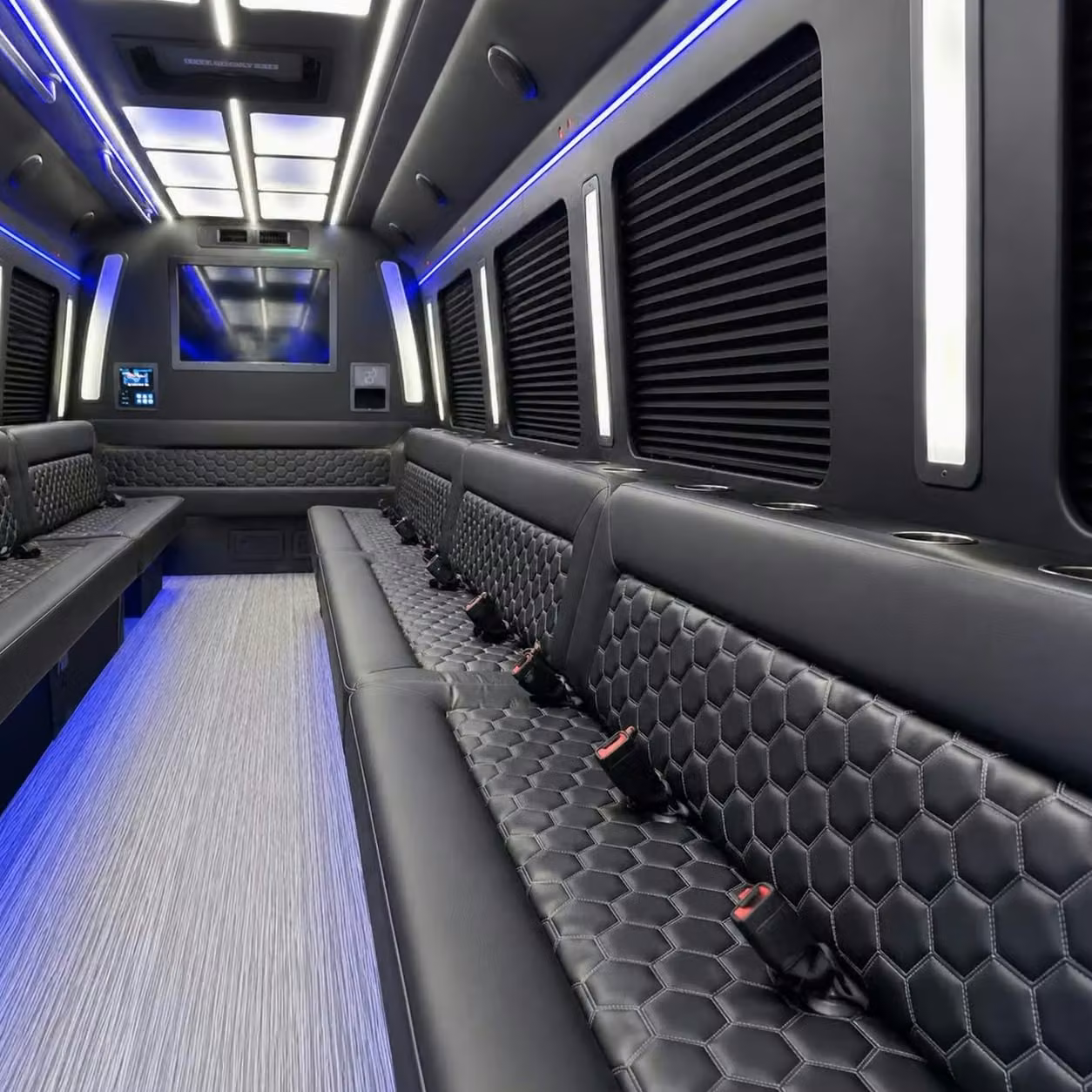 lima party bus party lighting