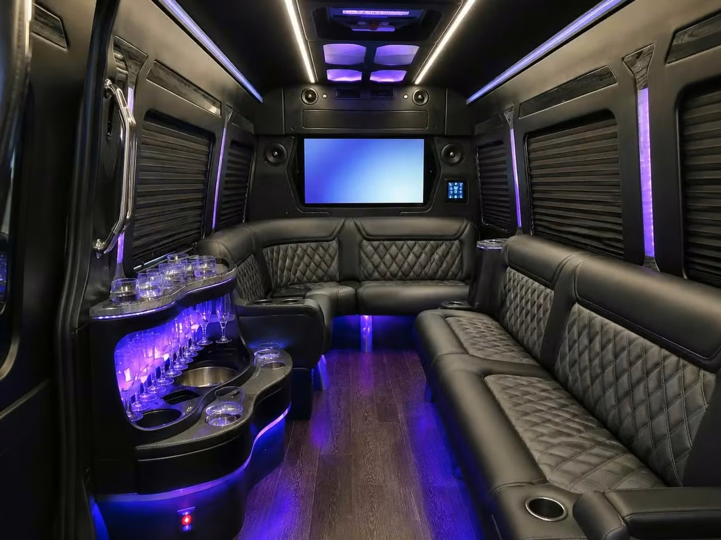 lima party bus smart tvs