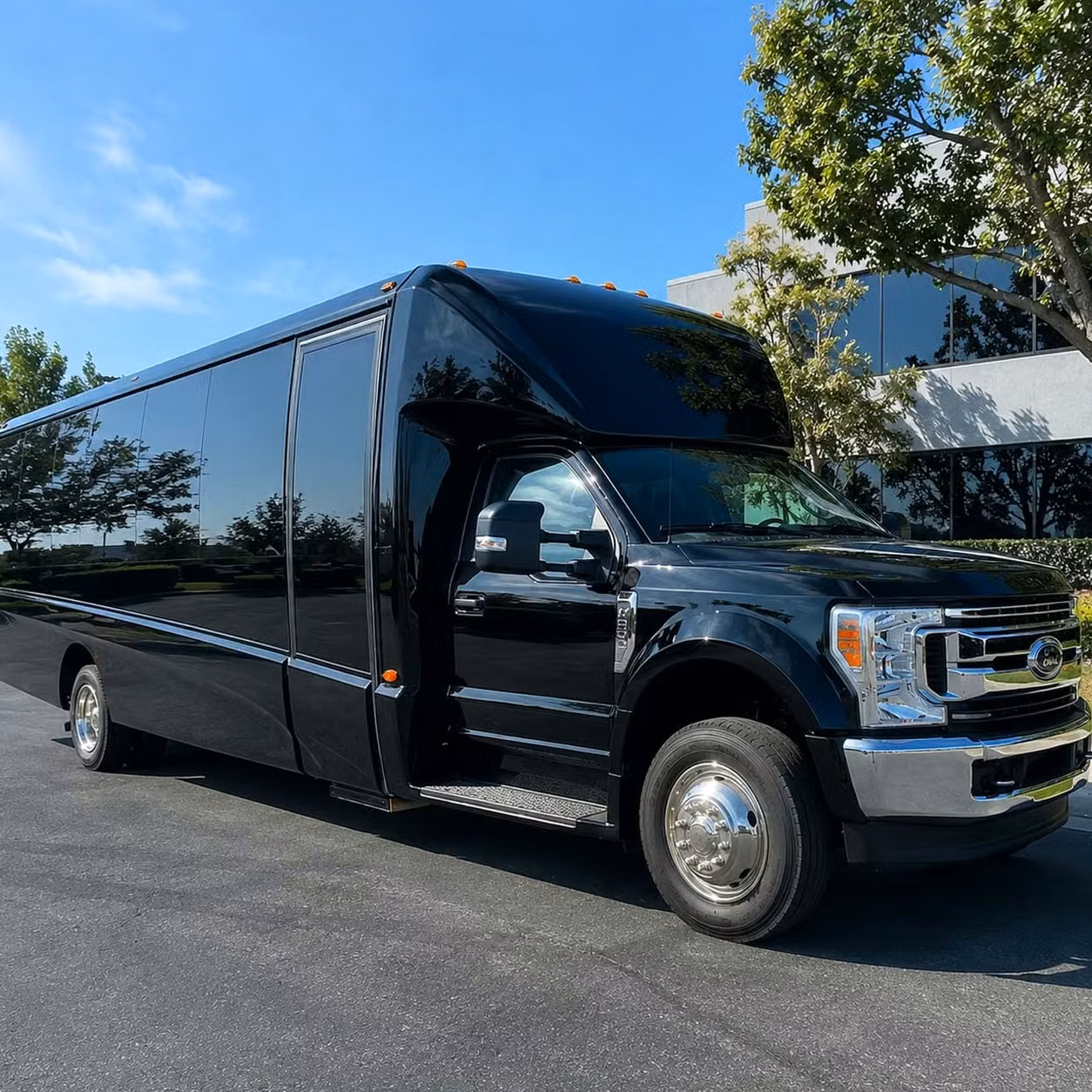lima prom party buses with led lighting bluetooth sound and leather seating