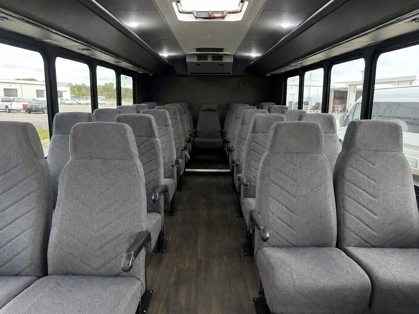 15 passenger minibus interior