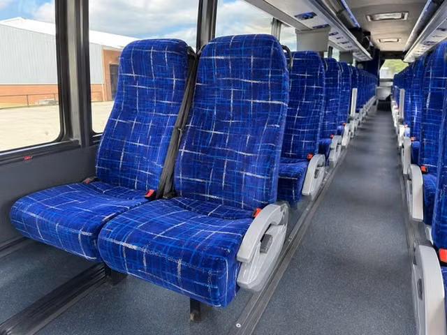 lima charter bus interior