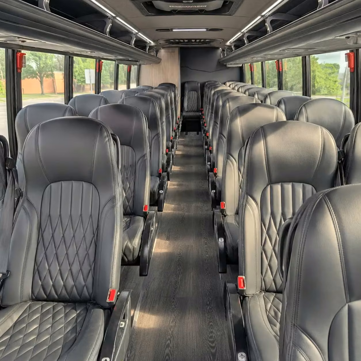 30 passenger minibus interior