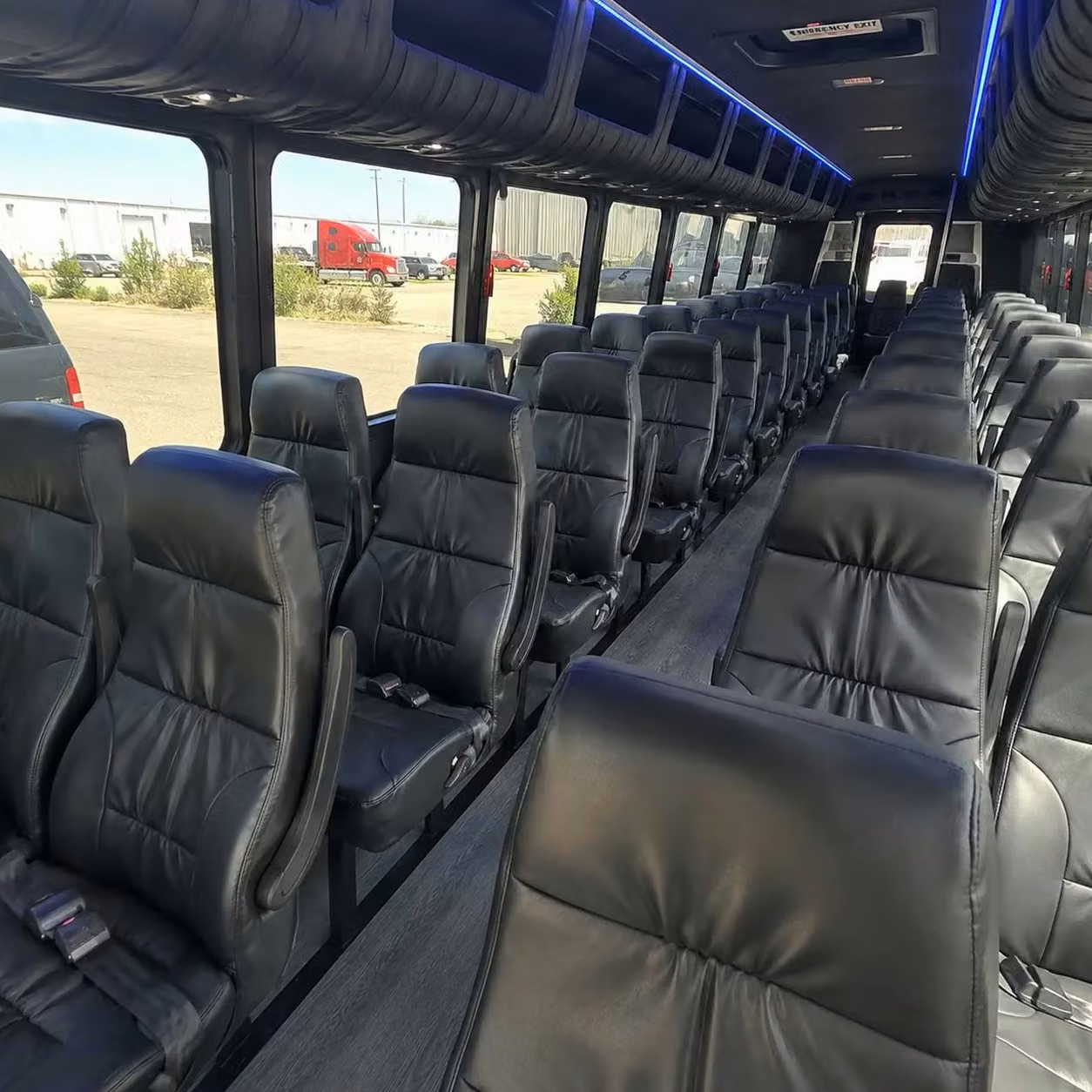 35 passenger minibus inside