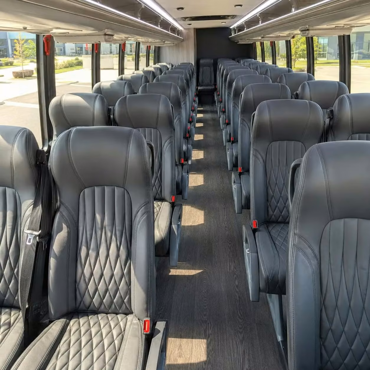 35 passenger minibus interior
